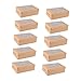 LABRIMP 10pcs 6 Paper Cups with Lids Wedding Cookie Boxes Portable Cookie Boxes Treat Boxes Mini Muffins Baking Boxes Muffins Boxes Birthday Cookie Boxes Kraft Container Cake