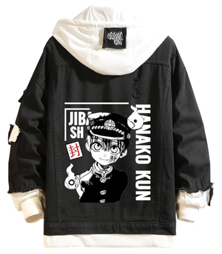 Anime Toilet Bound Hanako Kun Denim Jacket Hoodie Jeans Hooded Sweatshirt Sweater Pullover