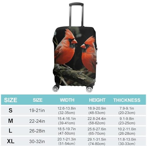 Travel Luggage Protector Cover Waterproof Wheeled Travel Birds Fauna Wild Suitcase Covers Case For 19-32 Inch Luggage2
