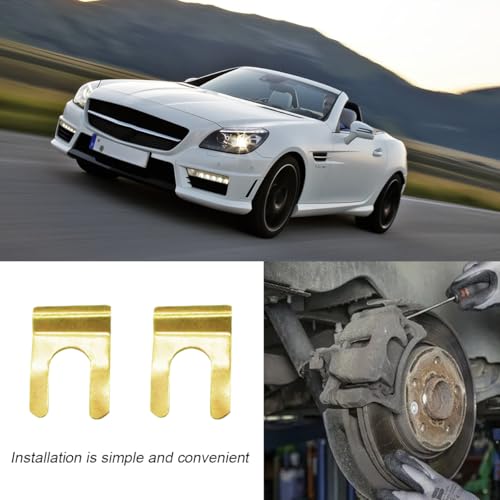 LKAHG 15PCS Car Brake Line Clip, U Shaped Metal Vehicle Brake Hose Retainer Bracket, Parking Brake Cable Retaining Clamps Lock Replacement Accessories, Universal for Auto Motorcycles Trucks (Medium) - Thumbnail 5