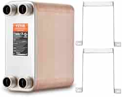 Scambiatore Di Calore A Piastre 50 Lamine VEVOR - Acciaio Inox 316L E Rame Per Impianti Solari - Foto 5