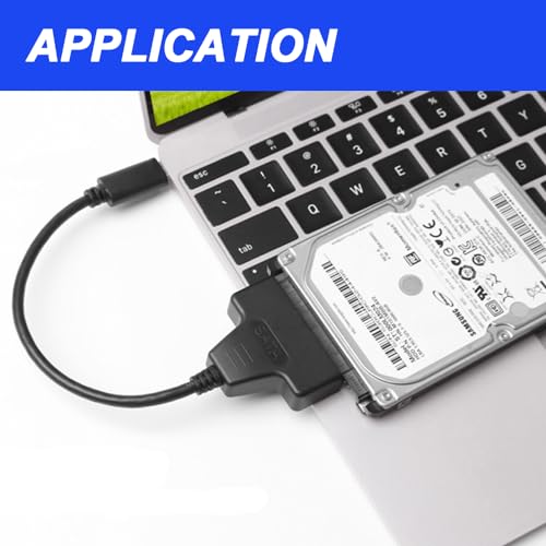 Adaptador USB-C a SATA 2.5" 10Gbps 2 Pack miniatura 7