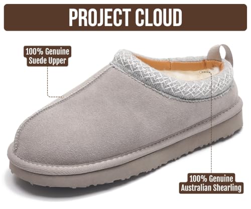 Image of Project Cloud 100% Genuine Leather Shearling Slippers for Women (Nerita)