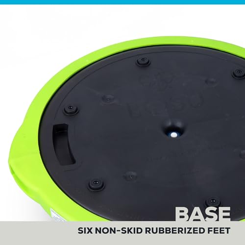 Image of Bosu Balance Ball Exercise Trainer, Home Gym Equipment w /Guided Workouts & Pump, 26 inch Inflatable Fitness Platform for Strength Training, Standing, Balancing, and Core Workout
