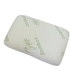 EONSHINE 100% Eco-Friendly Natural Soft Ventilated Latex Foam Bed Pillows, Pack of 1 (with Bamboo Fi
