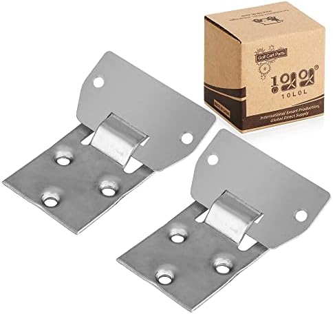 10L0L Golf Cart Seat Bottom Hinge Plate for EZGO(1995-up) TXT/Medalist Golf Cart Set of 2