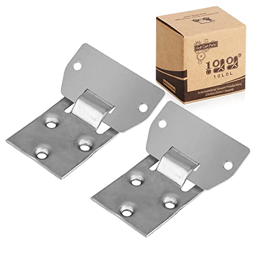 10L0L Golf Cart Seat Bottom Hinge Plate For Ezgo(1995-Up) Txt/Medalist Golf Cart Set Of 2 #TOP27