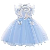 verlobungs kleider midi ☘【ANLASS】Elegant Kleinkinder Baby Mädchen Taufkleid Geeignet für viele Anlässe: Party, Hochzeit, Brautjungfer, Schule, Ball, Tanz, Festzug, Urlaub, Kommunion, Taufe, Abschlussball, Einschulung, Geburtstag, Cocktail, Bankett, Kirche, Formale, Karneval, Abend, Weihnachten, Halloween, Schönheitswettbewerb, Freizeit, Fotoshooting usw.