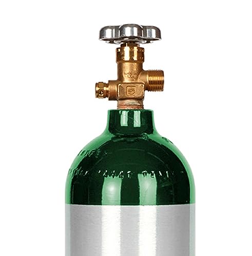 New 22 cu ft Aluminum Oxygen Cylinder with CGA540 Valve