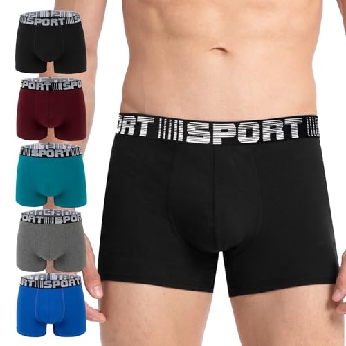 Men Trunks Underwear Soft Cotton Boxer Brief Breathable Men's Underwear