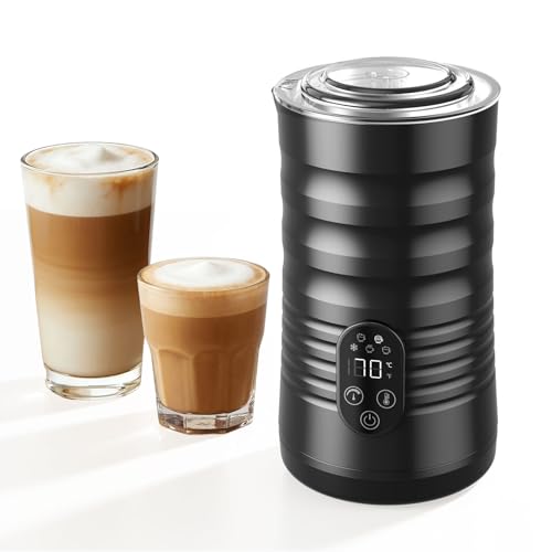 CONOYAR Electric Milk Frother 5 in 1 Milk Warmer with Temperature Control 0.58L Automatic Milk Foamer Hot and Cold Foam for Coffee Espresso Latte Hot Chocolate