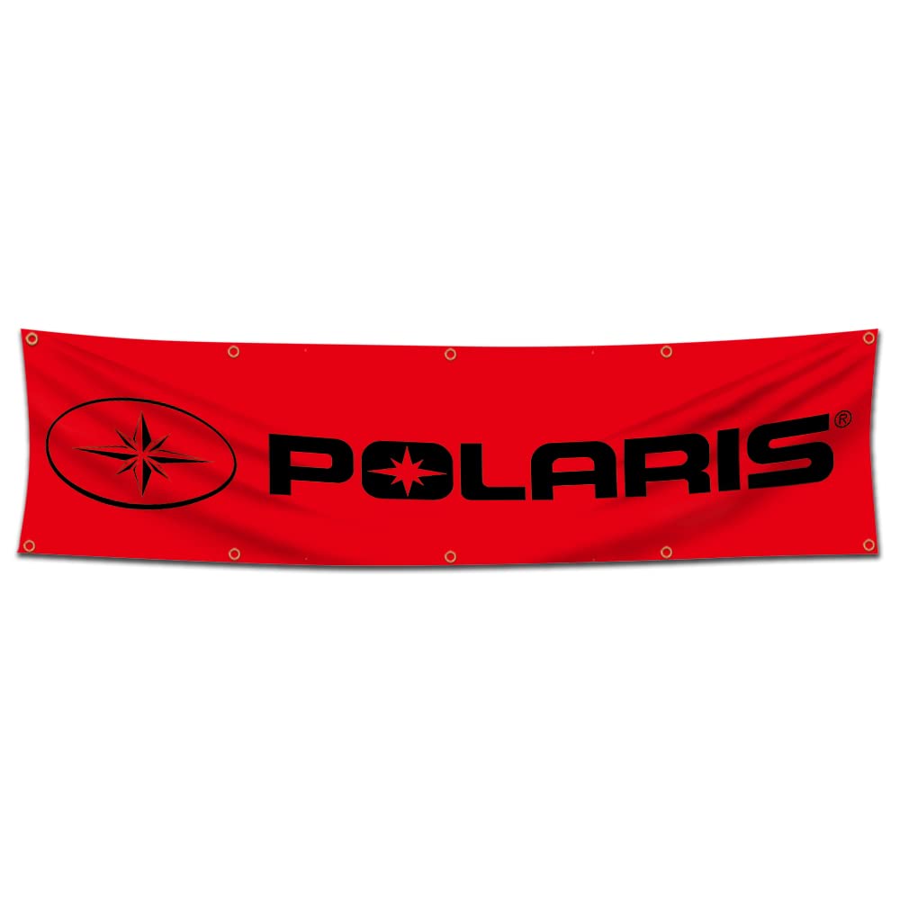 Polaris RZR Banner Flag – 2ft X 8ft Vertical Display (Unbranded, New Without Tags)