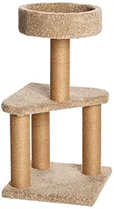 AmazonBasics Cat Activity Tree with Scratching Posts, Medium