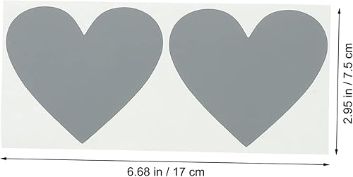Miniatura 4 de NUOBESTY 60 Sheets Scratch Coated Stickers Peel and Stick Stickers Sealing Label Stickers Scratch Off Label Stickers impresora de Sticker Heart