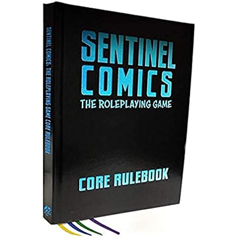 Greater Than Games | Sentinel Comics: Core Rulebook (Special Edition) | Tabletop Role Playing Game | Superhero Storytelling | Embossed, Leather-Like Cover Cover