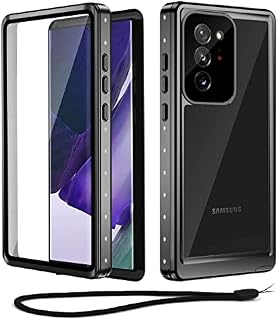 Beeasy Samsung Note 20 Ultra 5G Case Waterproof IP68 Built-in Screen Protector, Front and Back Full Body Protective Shockproof Dustproof Case, Military Tough Cover for Samsung Galaxy Note 20 Ultra