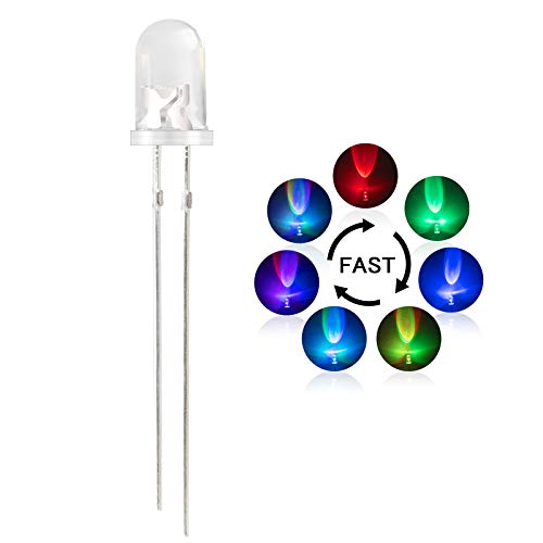 Fockety 50pcs diodi emettitori luci LED, precablati DC9-12V 3