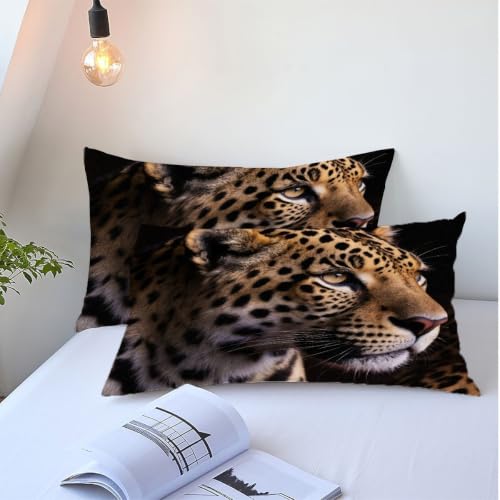 Dormir plus confortablement avec la parure de lit 240x260 léopard jaune