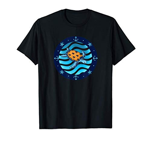 Regalo de tortuga marina para niños y adultos. Camiseta