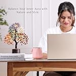 Bonsai Tree - Crystals and Healing Stones - Living Room Decor - Crystal Tree Tree of Life - Gem Tree Stones - Feng Shui and Money - Shelf Decor for Office - Image 4