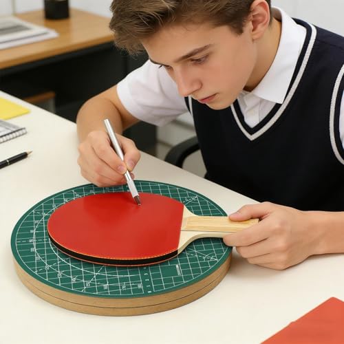 Table de découpe pour raquette de tennis de table : finis les bords ratés - 4