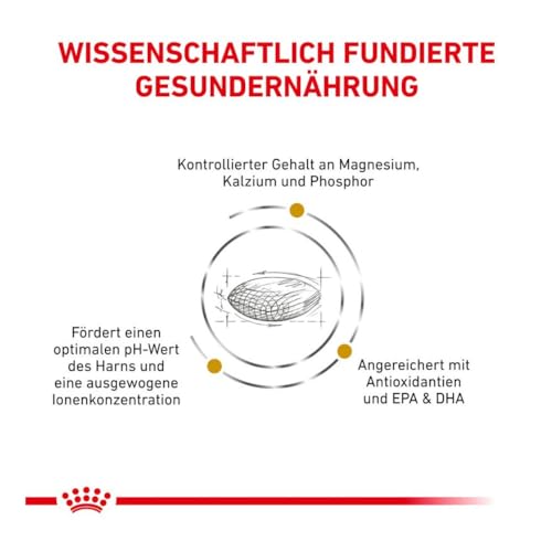 Royal Canin Veterinary Urinary Canine S/O 2 kg Diät-Alleinfuttermittel für ausgewachsene Hunde kann zur Auflösung von Struvitsteinen beitragen