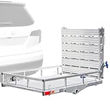 Silver Spring SC500-AF Folding Aluminum Scooter and Wheelchair Carrier with Ramp