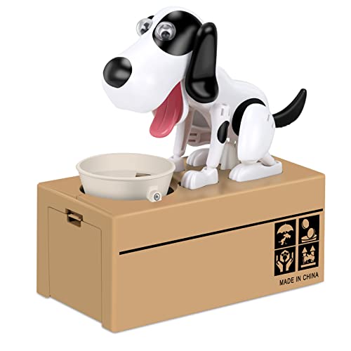 Piggy Bank,Personalized Funny Piggy Bank for Boys for Kids for Adults,Little Dog Piggy Bank,Dog Piggy Bank That Eats Coins,Coin Bank Money Counter Piggy Bank,My Dog Piggy Bank,Little Dog Puggy Bank