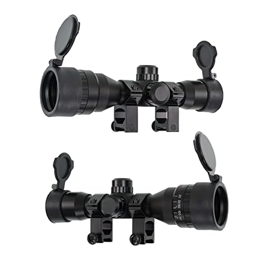 X-Bow FMA 4x32 AOIR - Zielfernrohr; auch Weite Distanzen erreichen - das Visier ist Wasser-, Nebel- und prellschlagfest, Scope für Luftgewehr und Armbrust