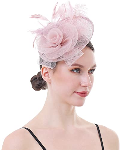 Sombrero Fascinador Pillbox para Mujer Talla Única miniatura 1