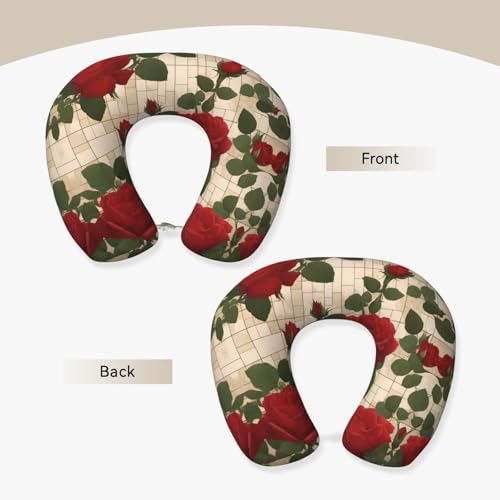 Almohada cervical de espuma viscoelástica U-shaped lavable miniatura 2