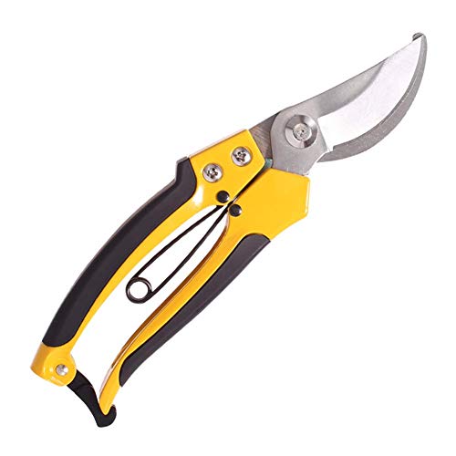 Bypass Pruning Shears, Professional Ergonomically Designed Spring, Labor-Saving Garden Thick Branches Cut Flowers and Trees Branches Scissors