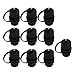 CNBTR Ethernet LAN Black IP68 Protection M20 Stuffing Locknut Plastic RJ45 Waterproof Gland Connector Set of 10