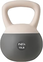 PAETA Soft Kettlebell Set for Home Fitness: 10lb, 15lb, 21lb - Anti-Slip Grip, Floor-Protecting, Eco-Friendly PVC Kettlebells