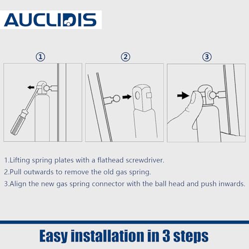 Liftgate Replacement Lift Support for Honda HR-V 2016 2017 2018 Tailgate Rear Hatch, Trunk Shock Strut Replace OE# 74820-T7J-H01 74870T7JH012M1, Set of 2 by AUCLIDIS by AUCLIDIS - Used condition - Image 7