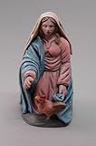 Collection 12 cm Oliver Krippenfigur, bekleidet – Frau an die Henne – 12 cm