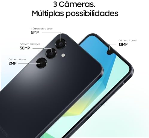 SAMSUNG Galaxy A16 4G Dual SIM (128GB, 2025) 6.7" 90Hz AMOLED, Splash Resistant, 8Core, 50MP Camera (Factory Unlocked International Model for GSM, Global) A165M/DS (25W Fast Charger Bundle, Black) — view 6