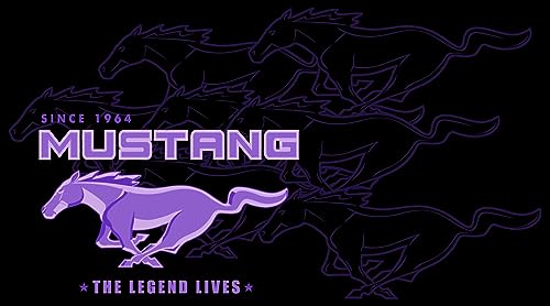 Image of JH Design Women's Ford Mustang T-Shirt's in 3 Styles Short Sleeve Crew Neck Shirts