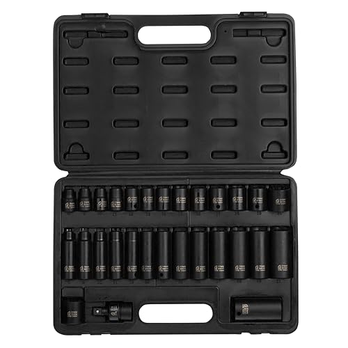 SUNEX TOOLS 3330, 3/8 Inch Drive Master Impact Socket Set...