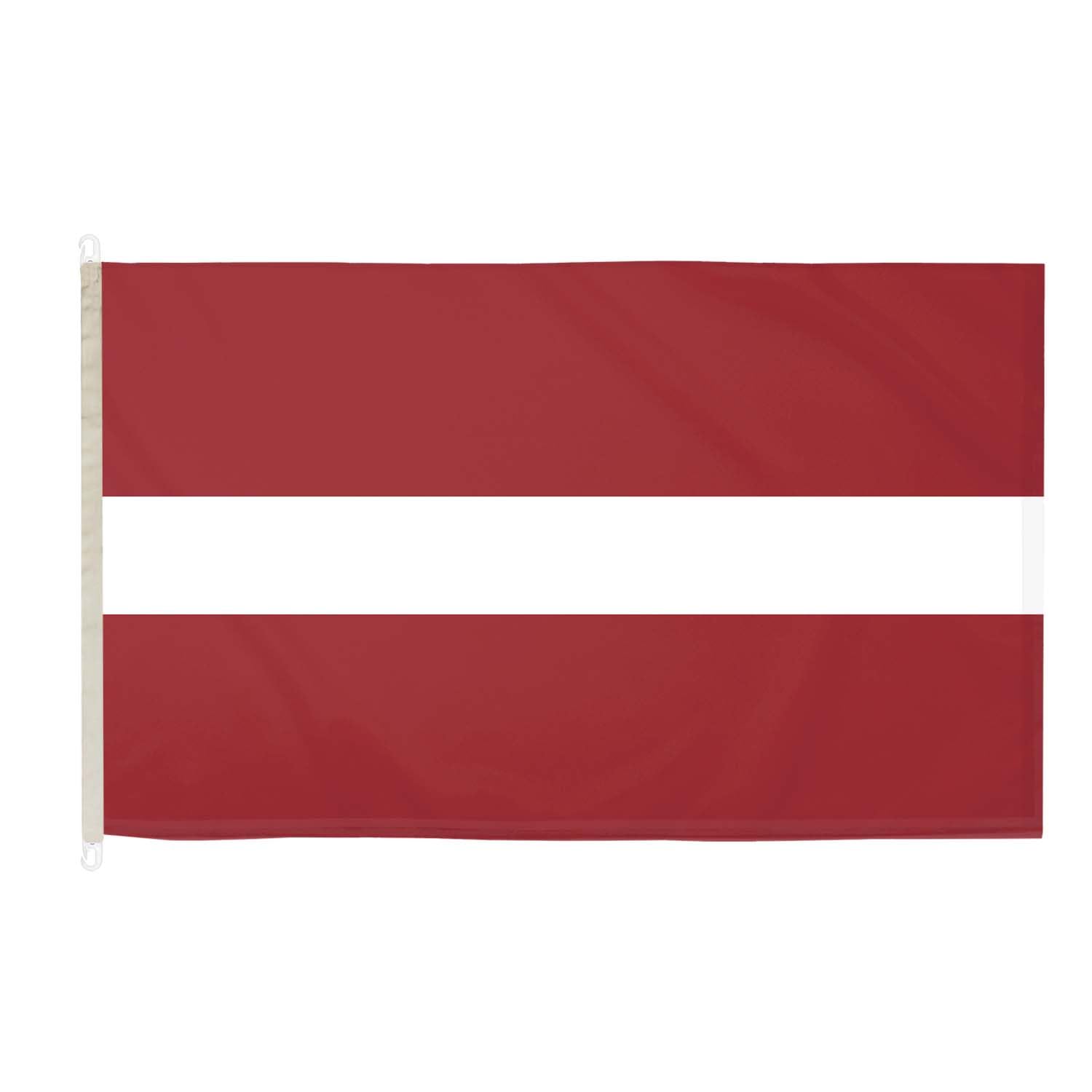 Latvia DuraFlag with Clips 5ft x 3ft Premium Quality Flag 150cm x 90cm, 5ft x 3ft (150cm x 90cm)