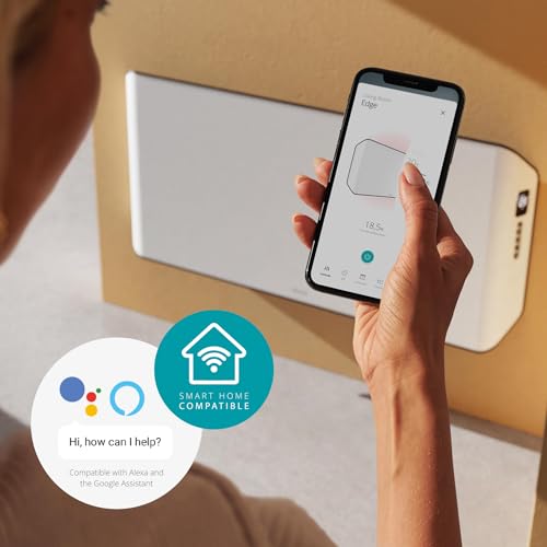 Duux Edge Smart 1500W Elektroheizung Energiesparend- Elektro Konvektor Heizung Elektrisch- Heizlüfter Badezimmer- Heizkörper mit Thermostat- Elektrische Heizgeräte für Räume bis zu 20m²- Weiß-7