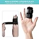 VerteLife 2 Stück Fingerschiene Verbesserte Fingerschutz Einstellbar Finger Schiene Fingerstütze Neopren Finger Stabilisator Fingerbandagen Bequemer Finger Ärmel für Arthritis und verletzte Finger