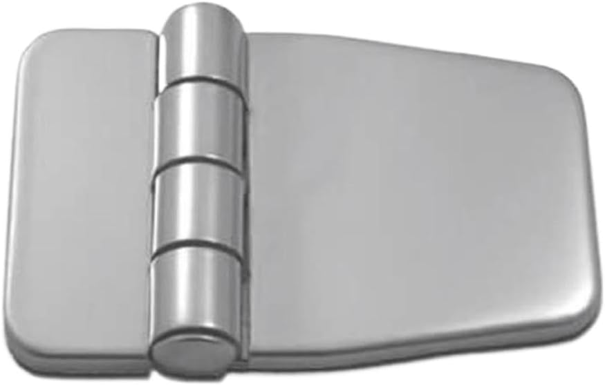 Marine Stainless Steel Door Cabin Strap Hinge and Cover Deck Hardware Compatible with Boat