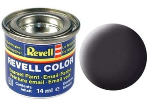 Revell Black Enamels 14Ml Tar Matt Paint