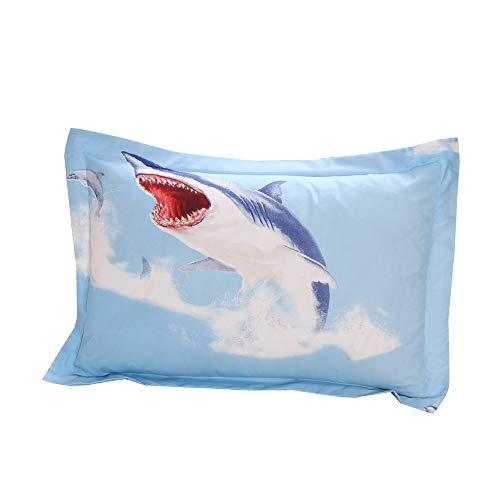 Sdiii 2Pieces Shark Bedding Sets Twin Size Ocean Themed Duvet Cover Sets For Kids,Boys And Teens #TOP4