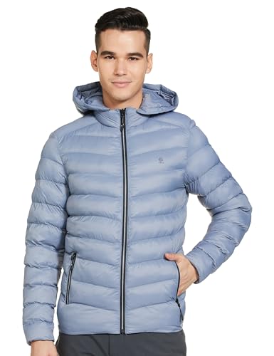 Image of Qube By Fort Collins Men's Regular Fit Puffer Jacket - Warm, Lightweight, Insulated Winter Outerwear