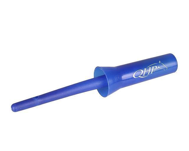 Foto 2 de 2 de QHP Pincel para pezuñas con tapa de color (azul cobalto)