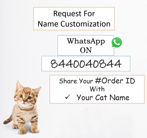 Image of Cat Collar Belt with Name tag id and Bell Customized for Kitten Small Medium Big Adult pet Cats Neck Collar (with Personalized cat Name) (Reflective) (Red) (Black)