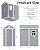 NOVIRE 6x4.5 Large Outdoor Storage Shed with Floor, Spacious Tool Shed for Lawn Mower, Bike, and Patio Furniture, Includes Lockable Door and Ventilation, Polypropylene Resin, Arctic Light Gray