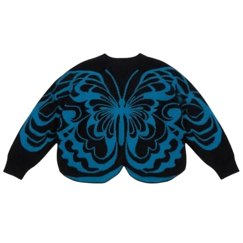Womens Butterfly Cardigan Butterflies Wing Cloak Shawl Sweater Coats - image 6